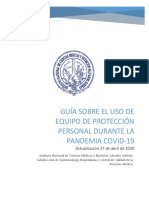 Guia Equipo de Proteccion INCMNSZ