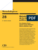 Metodología de La Ciencia Política (2a. Ed.)