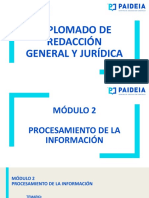 Procesamiento de información para la redacción académica