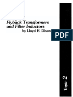 Design of Flyback Transformers and Filter Inductor by Lioyd H.dixon, Jr. Slup076
