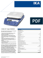 Data Sheet: C-MAG HS 7 Digital IKAMAG®