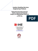 Information Handling Services Engineering Products - 2000