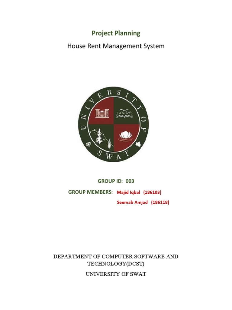 House Rent Management System Project Planning PDF Software Testing