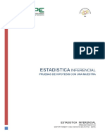 Pruebas de Hipotesis Con Una Muestra S9