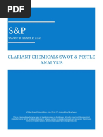 Clariant Chemicals Swot & Pestle Analysis: © Barakaat Consulting - An Ezzy IT Consulting Business