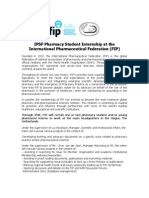 FIP Internship Terms of Reference IPSF v 20 June 2011