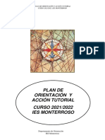 Plan orientación y acción tutorial IES Monterroso 2021/22