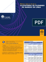 Manual Plataforma Examenes Ingreso Uanl