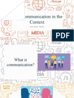 Oral Communication in The Context
