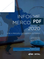 Informe MERCOSUL 2020 Sob A Pressao Da Agenda Externa Resumo Executivo