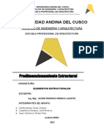 3 Predimensionamiento Estructural