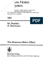 (LNP0340) Murray Peshkin, Akira Tonomura - The Aharonov-Bohm effect-Springer (1989)