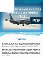 ISAE Bolivia impuesto salidas aéreas