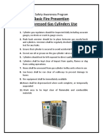 Compressed Gas Cylinder Alert