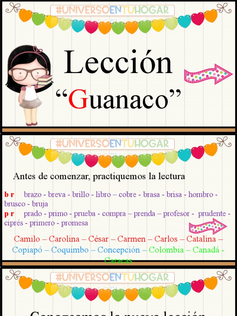 253) UniversoEnTuHogar - Lección Guanaco | PDF | Oveja