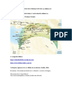 GEOGRAFÍA HISTÓRICA DE LA TIERRA BÍBLICA