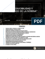 "DEDUCIBILIDAD Y TIMBRADO DE LA NÓMINA" - 24 Feb 2022