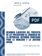 AVA-RESUMEN EJECUTIVO (REFORMA TRIBUTARIA PARA IGUALDAD Y JUSTICIA SOCIAL) Agosto 8 2022