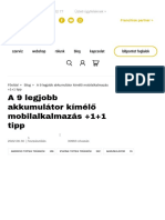 A 9 Legjobb Akkumulátor Kímélő Mobilalkalmazás +1+1 Tipp