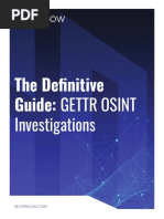 The Definitive Guide: Gettr Osint Investigations