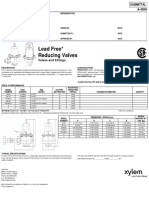 Lead Free Reducing Valves: Description Construction