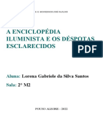 A Enciclopédia Iluminista e os Déspotas Esclarecidos