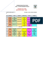 Horario 2022