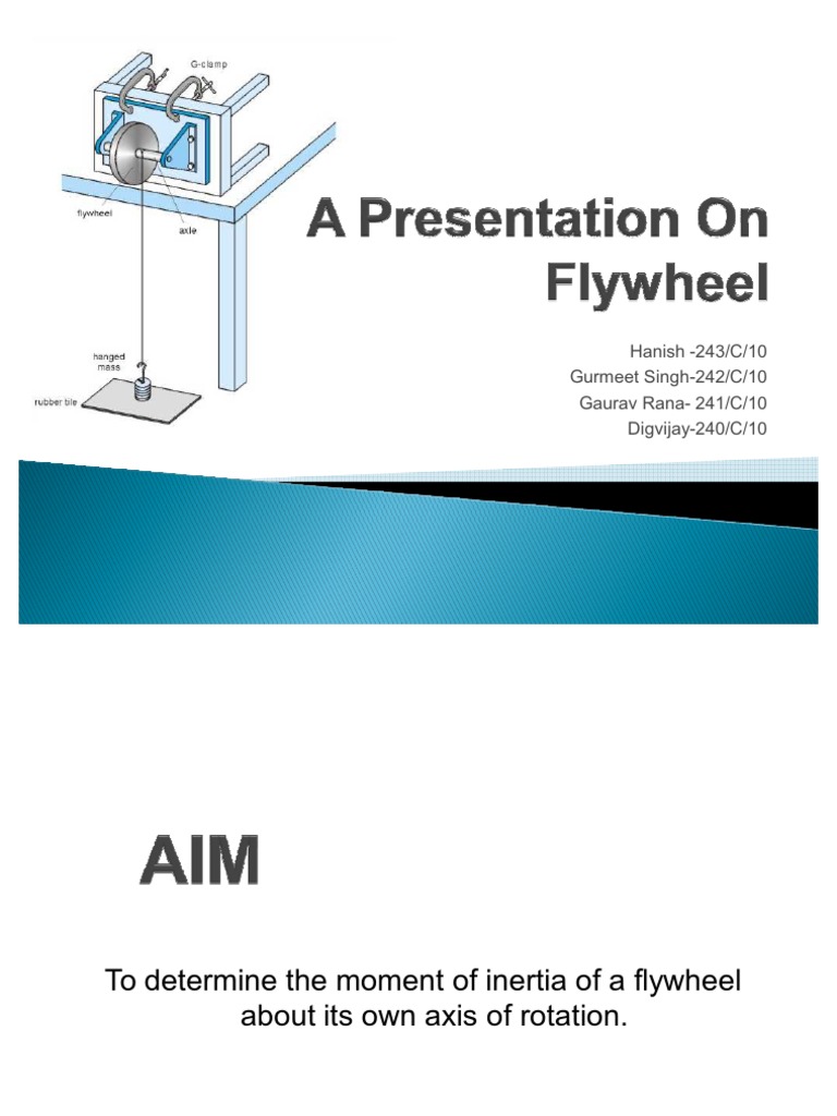 Flywheel Moment of Inertia Experiment | PDF