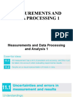 Measurements and Data Processing