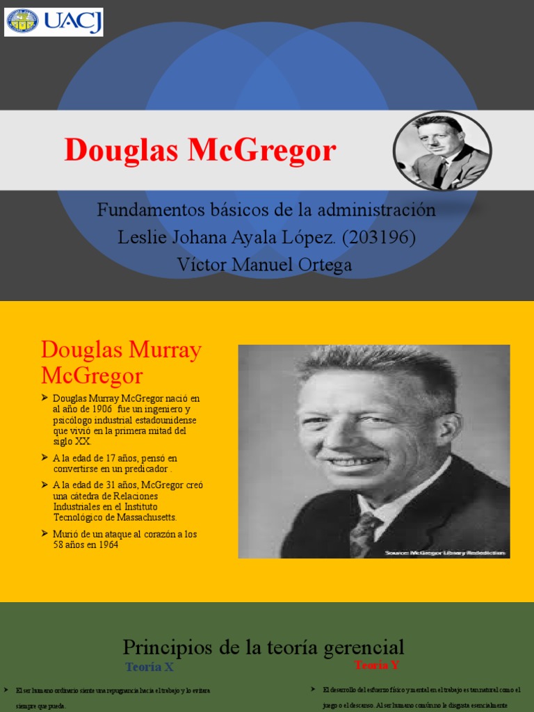 Douglas McGregor | PDF | Teoría