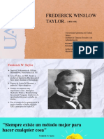 FWTaylor teoría administración científica