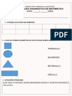 1 - Atividade Diagnóstica de Matemática - Cópia