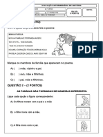 Avaliação Intermediaria de História