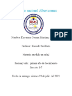 1.8 Proyecto de Diseño Del Perfil Epidemiológico de La Comunidad