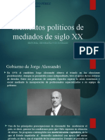 Elementos Políticos de Mediados de Siglo XX