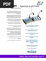 Audio, Data and Contacts Over IP