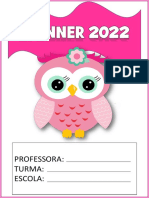 Planner 2022 Da Corujinha - Cantinho Do Saber