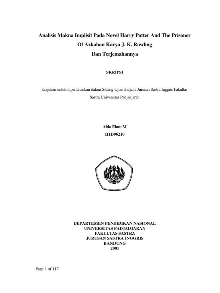 Judul Skripsi Sastra Inggris
