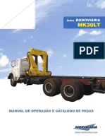 Manual de operação e catálogo de peças para guindaste MK30LT