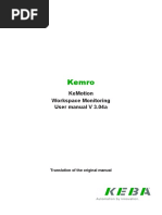 Kemro: Kemotion Workspace Monitoring User Manual V 3.04A