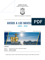 Avisos A Los Navegantes: JUNIO - 2022