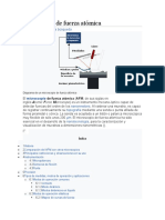 Microscopio de Fuerza Atómica