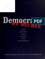 Democracy by Decree What Happ Sandler, Ross Schoenbrod, David