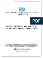 NICARAGUA-Manual - UNCTAD - Tecnicas de Investigacion