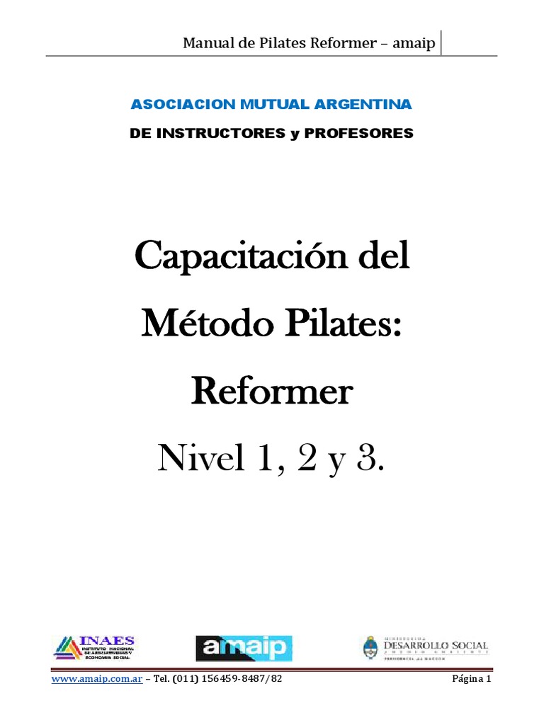 Manual Pilates Reformer 2017 3 PDF Pilates Músculo esquelético