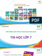 Slide phục vụ bồi dưỡng GV SGK Tin học 7