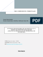 Ensino de proporcionalidade através de problemas geométricos