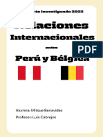 Relaciones internacionales Perú-Bélgica