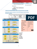 Past Continuous and Simple Past Tenses in English Lesson