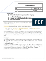 Atividade Prática Final de Biossegurança I